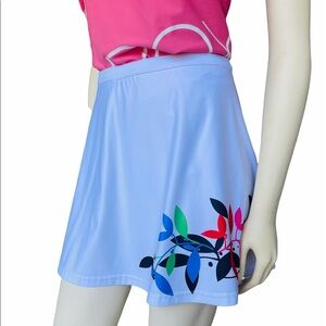 Blolle Sports Flowers White Skort Women’s Skort